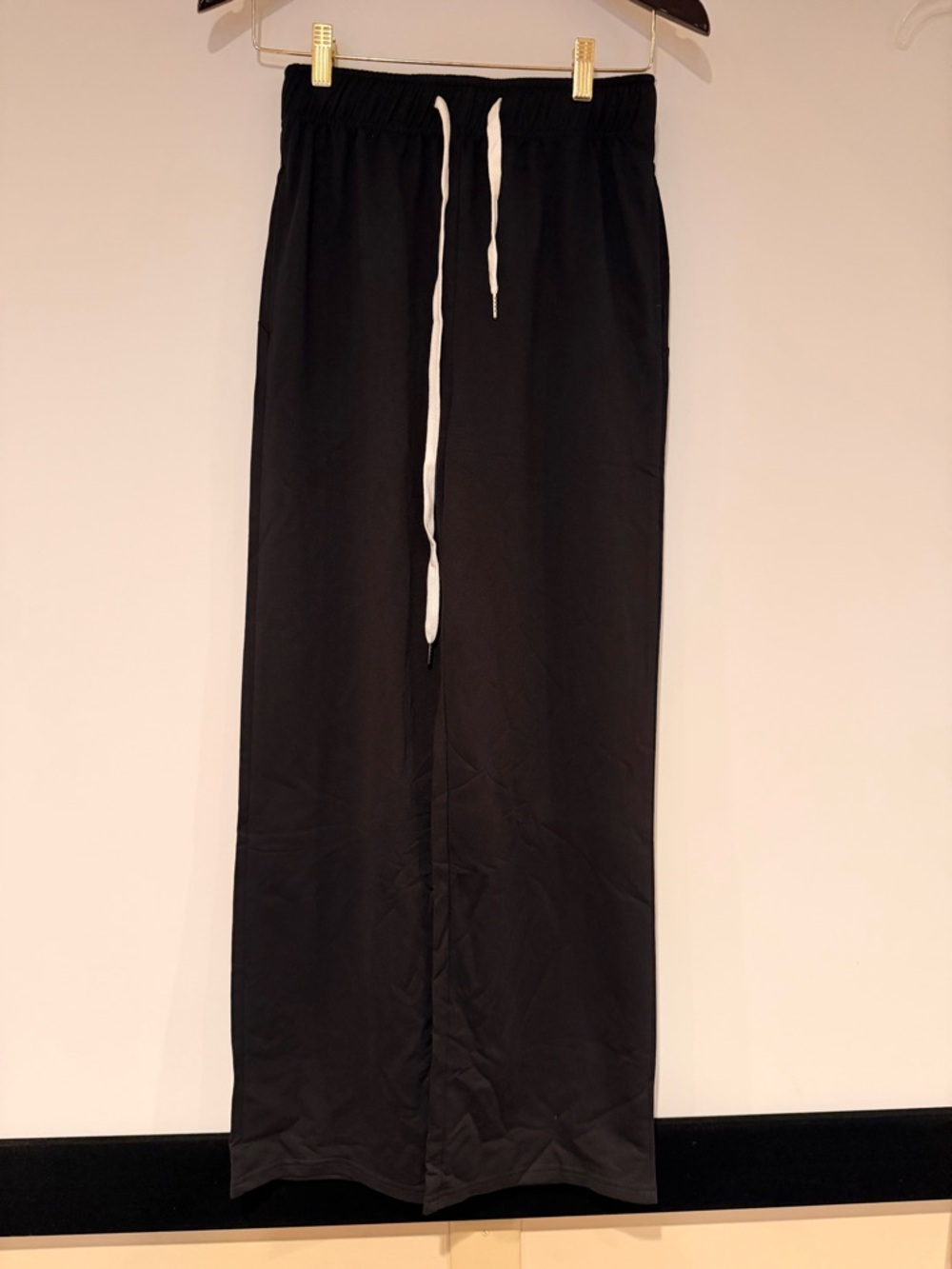 Black Drawstring Lounge Pants NWOT